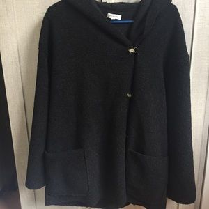 Max Studio // Faux Fur Oversized Jacket